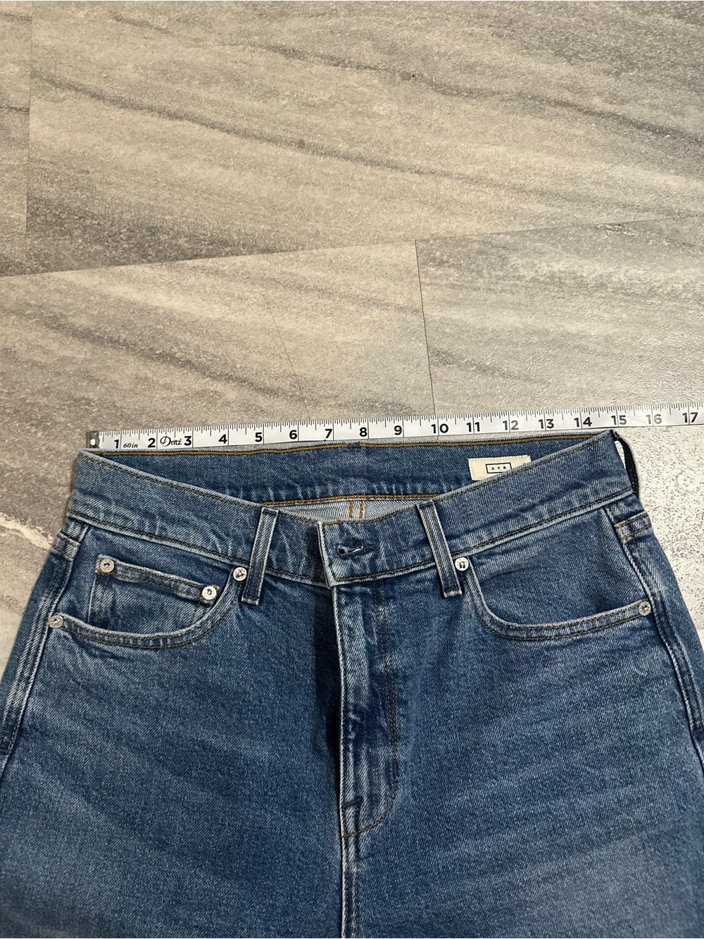 AYR Women's Mid Wash Straight-Leg Jeans - Picture 7 of 8